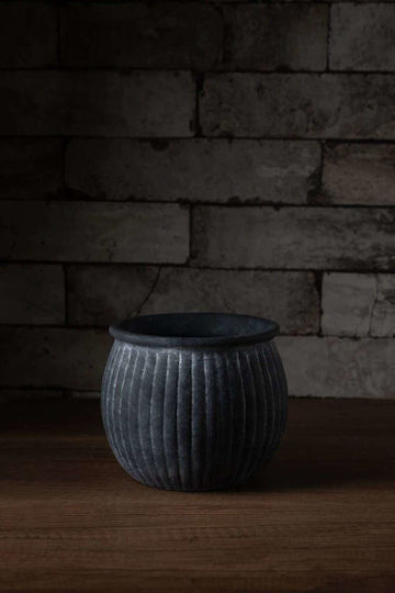 Aquaplant Ceramic Plant Pot Gray