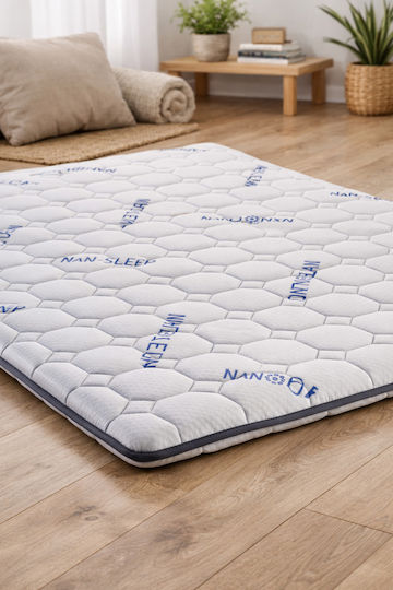 Nano Foam Mattress Topper Thin White 120x (100x200x5 cm)