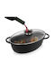 Orion Oval Heat-Resistant Cookware Glass with Lid 45cm 2 Pieces