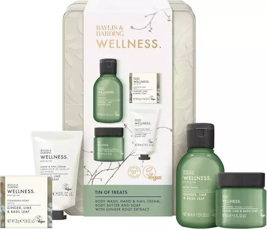 Baylis & Harding Lime & Basil Leaf Baylis & Harding Wellness Körperpflege-Set 4 Stück