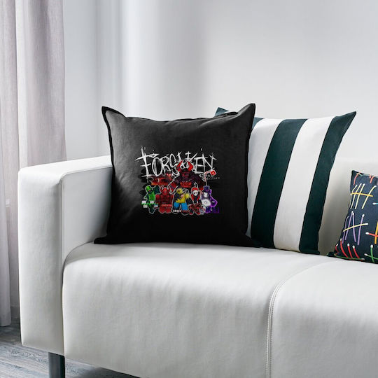 Roblox Forsaken Kids Throw Pillow Sofa Black 100% Cotton Filling 50x50cm