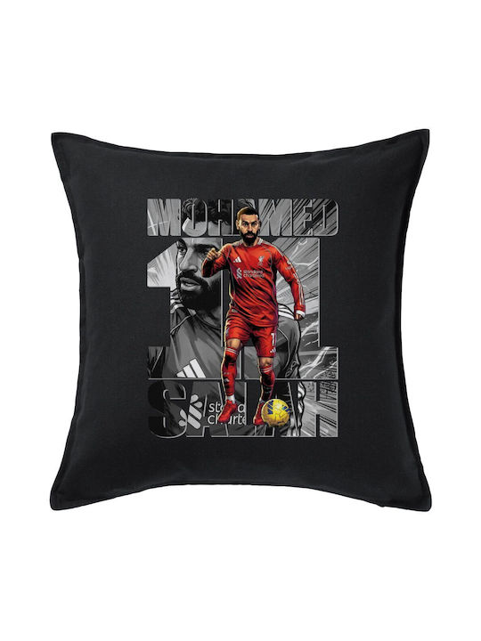 Koupakoupa Sofa Cushion Mohamed Salah 100% Cotton Black 50x50cm