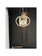 Buket Galben Sferic LED Lumini Suspendate 30x30x70cm