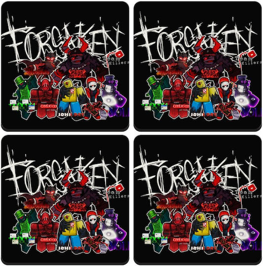 Koupakoupa Roblox Forsaken Сервизи За Чаши Дървени 4 Бройки