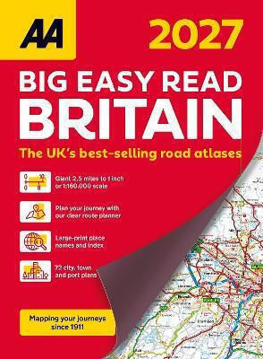 Aa Easy Read Atlas Britain 2027 2027 Automobile Association