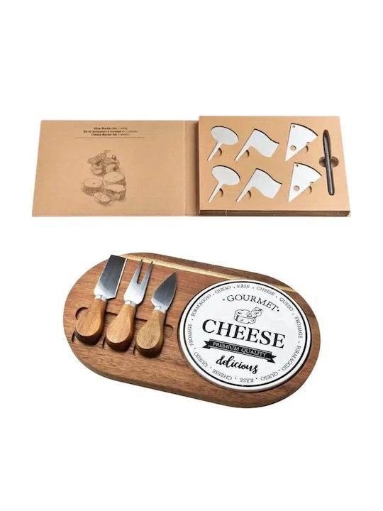 Phos & Gaia Servierplatten Käse Hölzernes