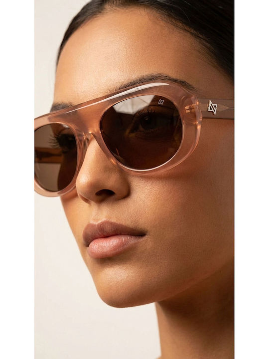 AV Sunglasses Lexi Unisex Sunglasses With Beige...