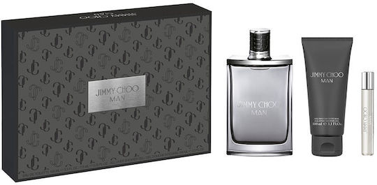 Jimmy Choo Man Мъжки Комплект с Тоалетна Вода 3 Бройки