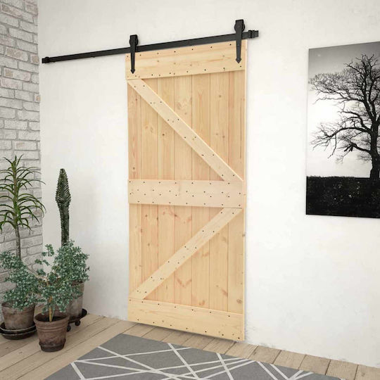 Vidaxl Πόρτα Narvik Φυσικό 80 X 210 Cm Συμπαγές Ξύλο Πεύκου Vidaxl Πόρτα Narvik Φυσικό 80 X 210 Cm Συμπαγές Ξύλο Πεύκου