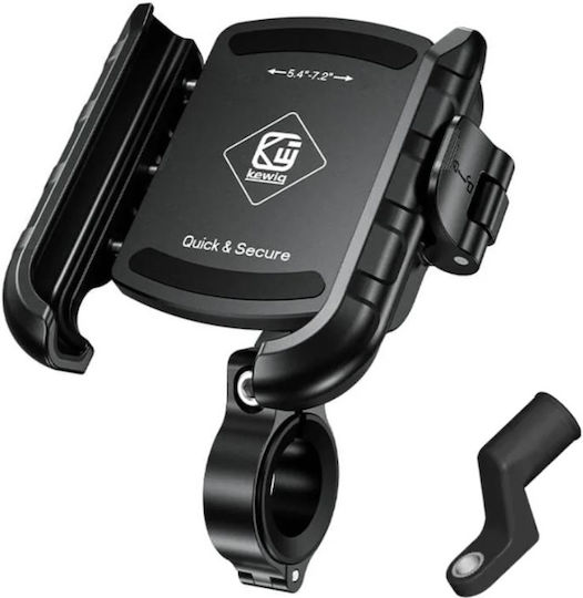 Kewig Motorcycle Phone Mount with Case for Steering Wheel