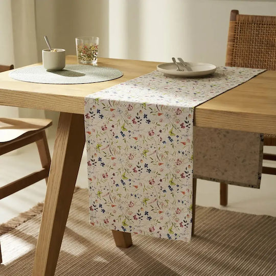 Gofis Home Ράνερ Μπεζ 37x160εκ.