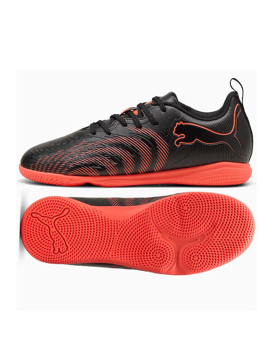 PUMA Play IT Kids Soccer Cleats Indoor Black