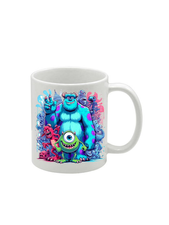 Λευκή Κούπα Monsters