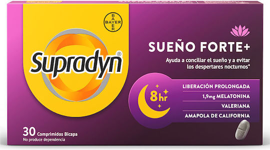 Supradyn Sleep Forte+ Συμπλήρωμα για τον Ύπνο 30 ταμπλέτες