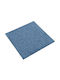 vidaXL Round Kitchen Mat Blue 50cm
