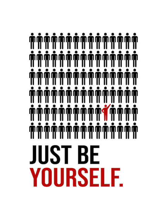 Quote Poster Just Be Yourself Pq185 30cm X 40cm