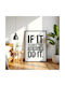 Quote Poster If It Scares You You Need To Do It Pq181 21cm X 30cm White Frame Pvc