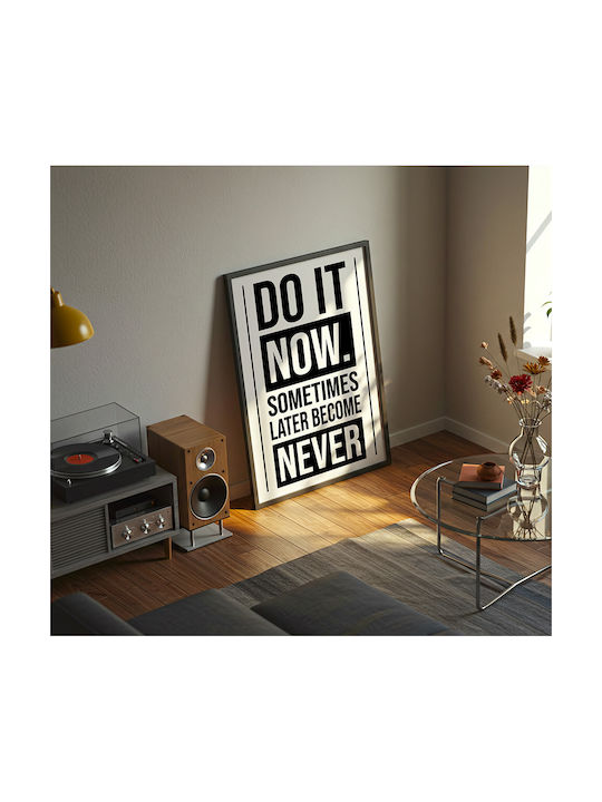 Quote Poster Do It Now Pq186 21cm X 30cm Frame ...
