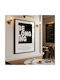 Quote Poster Belonging Pq192 30cm X 40cm Premium Black Wooden Frame