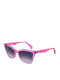 Liu Jo Woman Sunglasses with Pink Horn-Rimmed Frame and Pink Lens