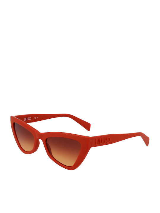 Liu Jo Woman Sunglasses with Brown Frame and Br...