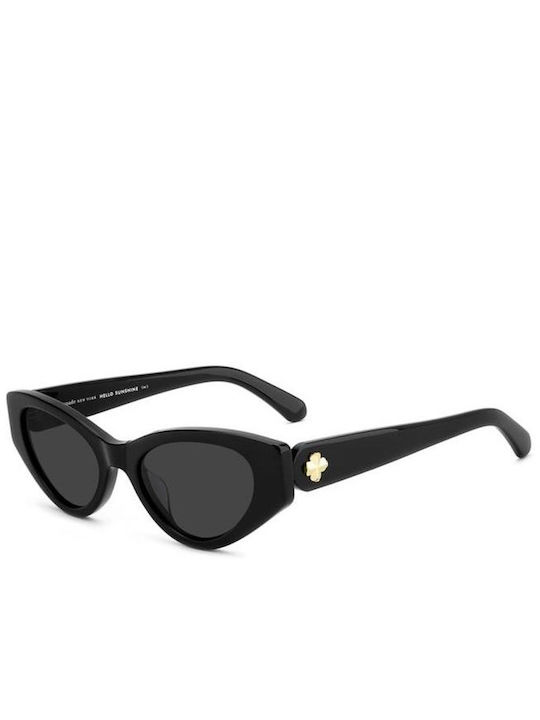 Kate Spade Ochelari De Soare Negri Cu Ramă Din Plastic Kate Spade Ochelari De Soare Negri Cu Ramă Din Plastic