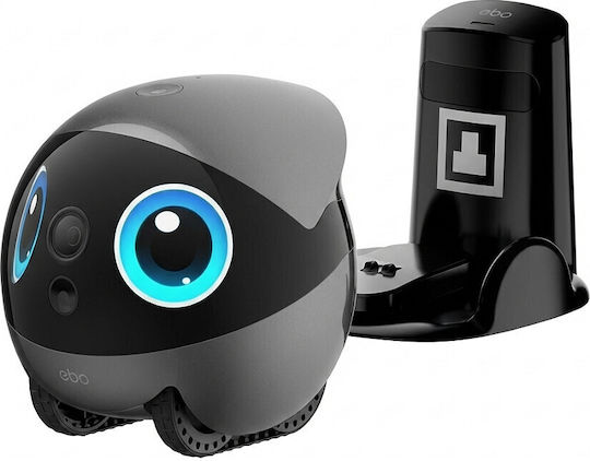 Enabot EBO Air 2 Plus IP Companion Robot Κάμερα Wi-Fi Full HD+ 5MP Μπαταρίας με Αμφίδρομη Επικοινωνία Γκρι