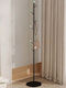 Freistehende Kleiderständer Metallisch Schwarz 29x170cm