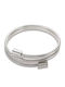 Bode Damentaschenarmband Handschellen aus Edelstahl
