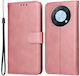 Wallet Synthetisches Leder Rosa Halterung Huawei Nova Y90