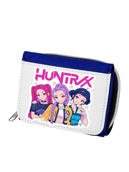 Photoretous Huntrix Παιδικό Πορτοφόλι με Φερμουάρ Navy Μπλε