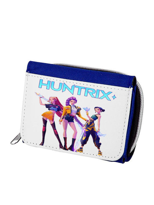 Photoretous Huntrix Παιδικό Πορτοφόλι με Φερμουάρ Navy Μπλε