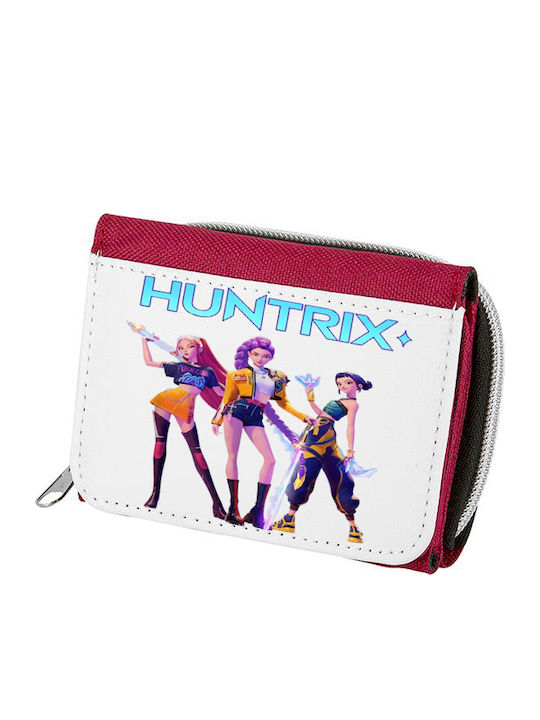 Photoretous Huntrix Kids Wallet with Red Zipper