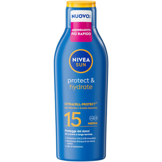 Nivea Protect & Hydrate Emulsie Pentru Corp Cu Protecție Solară SPF15 200ml
