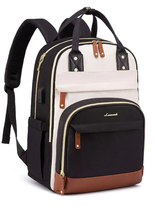 Lovevook Backpack for Laptop 15.6" with USB Port in Brown Colour MB2012