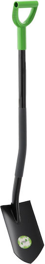 Garden Shovel Sharp Blade 120 Cm Fiberglass Handle D-grip Black Green