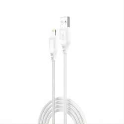 XO Nb235 USB-A to Lightning Cable 12W Λευκό 1m ...
