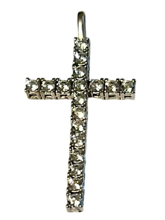 Damenkreuz aus Silber ohne Kette