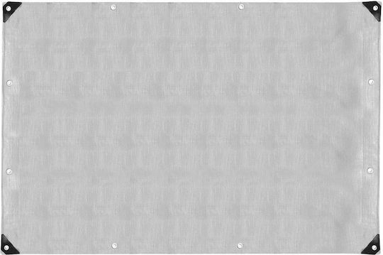 Pânză Impermeabilă De Acoperire 260gr/m² 8x6m Greu Tip Gri