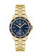 Lacoste Men's Watch 36mm Battery with Gold Metal Bracelet