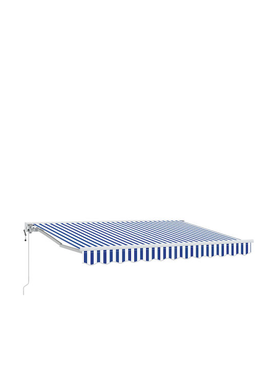 vidaXL Terrasse Zelt mit LEDs Blau 3x2.5m