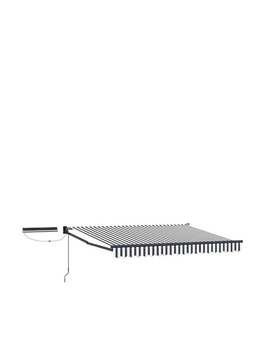 vidaXL Τέντα Βεράντας Γκρι 3.5x2m