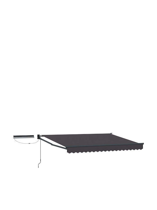 vidaXL Τέντα Βεράντας Γκρι 3x2.5m