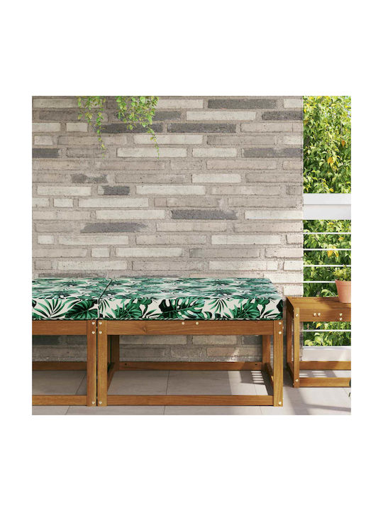 vidaXL Gartenstuhlkissen Blatt 80x80cm