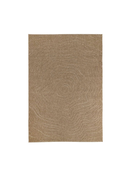Tzikas Carpets Kos 75923 Round Brown Rug Φ80cm
