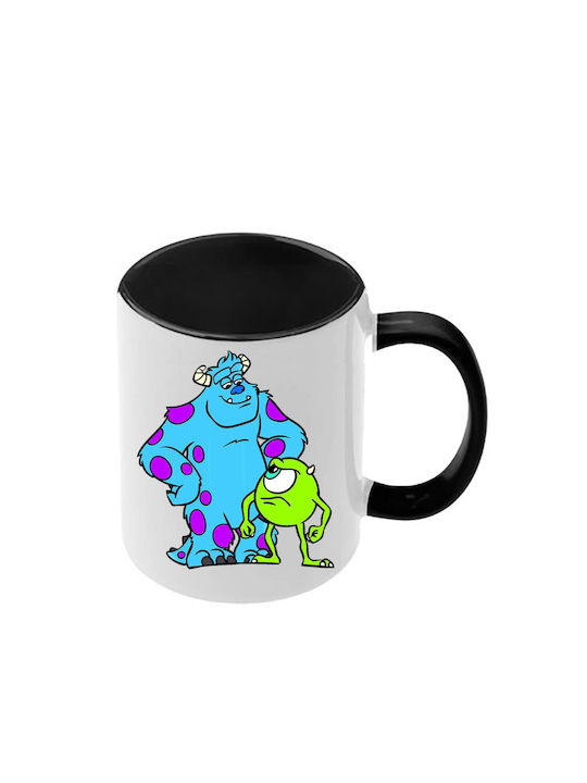 Κούπα Monsters Μαύρη Λαβή Εσωτερικό
