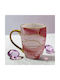 Keramiktasse Rosa