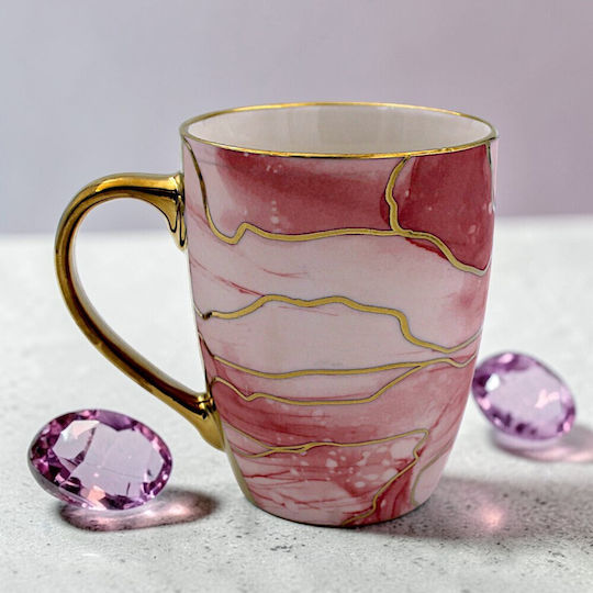Keramiktasse Rosa