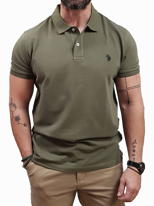 U.S. Polo Assn. Pique Polo Short Sleeve Blouse ...