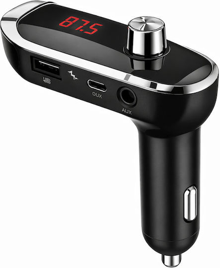 Poly FM Transmitter Αυτοκινήτου με Bluetooth / USB / AUX